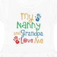 thumbnail image 3 of Inktastic Nanny and Grandpa Love Me Girls Toddler Dress, 3 of 4