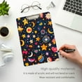 thumbnail image 3 of FORMRS Acrylic Clipboard with Low Profile Clip Standard A4 Letter Size, 12.5" x 9", Small Space Pattern, 3 of 8