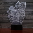 thumbnail image 3 of I Love You to The Moon and Back, 3D Illusion Lamp Flower, Bear 3D Visual Night Light, I Love You Gifts for Him Lamps for Adults, Love Lights Neon Sign Light Xmas Birthday Decoration, 3 of 7