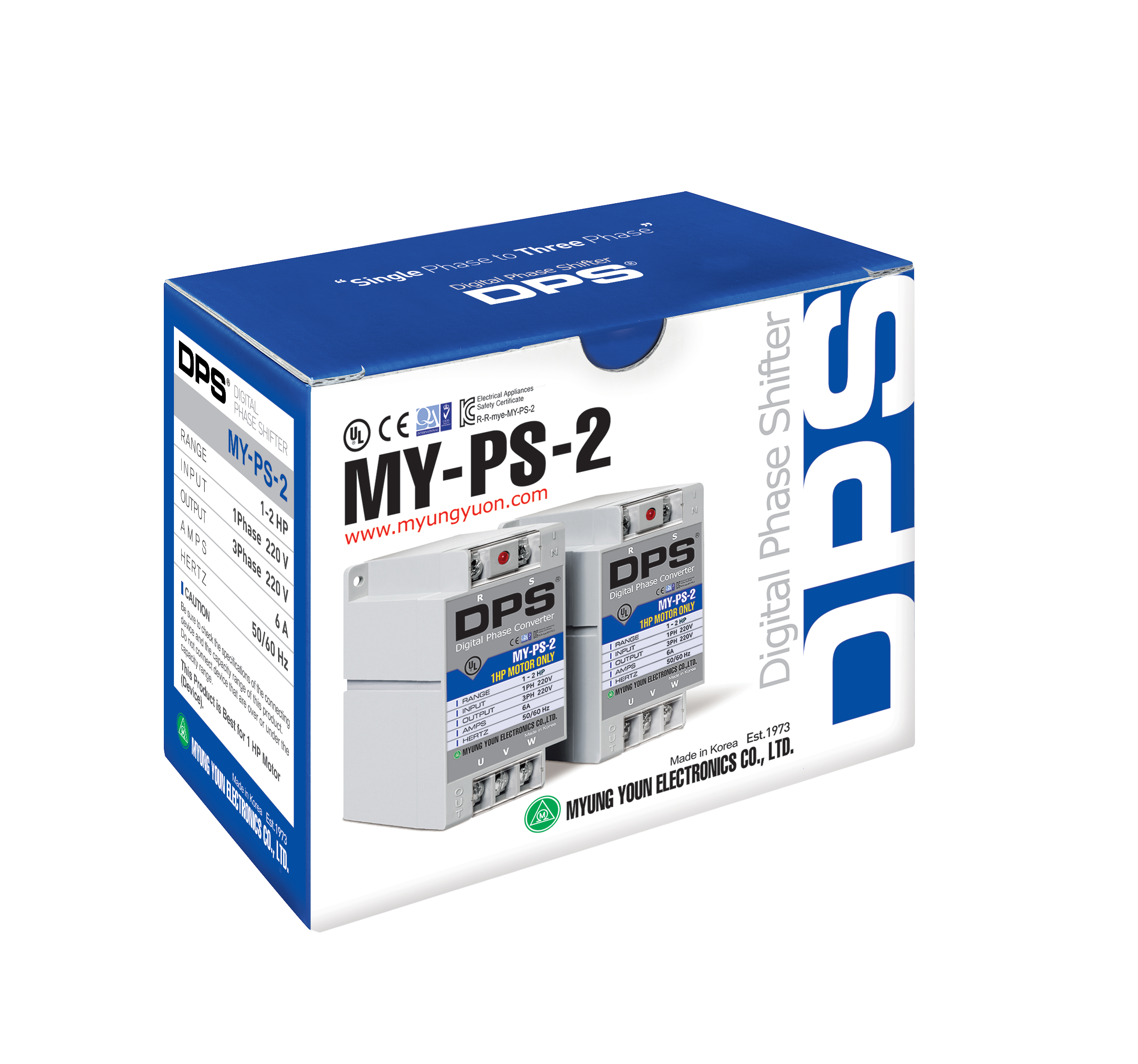 DPS MY-PS-2 Frequenzumrichter – 1 Auf 3 Phasen, F Produktbild-Vorschau 4