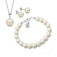 thumbnail image 1 of Set Collar Dije Perla Arete Pulsera Zvezda Plata 0.925 Mujer crema Unitalla, 1 of 4