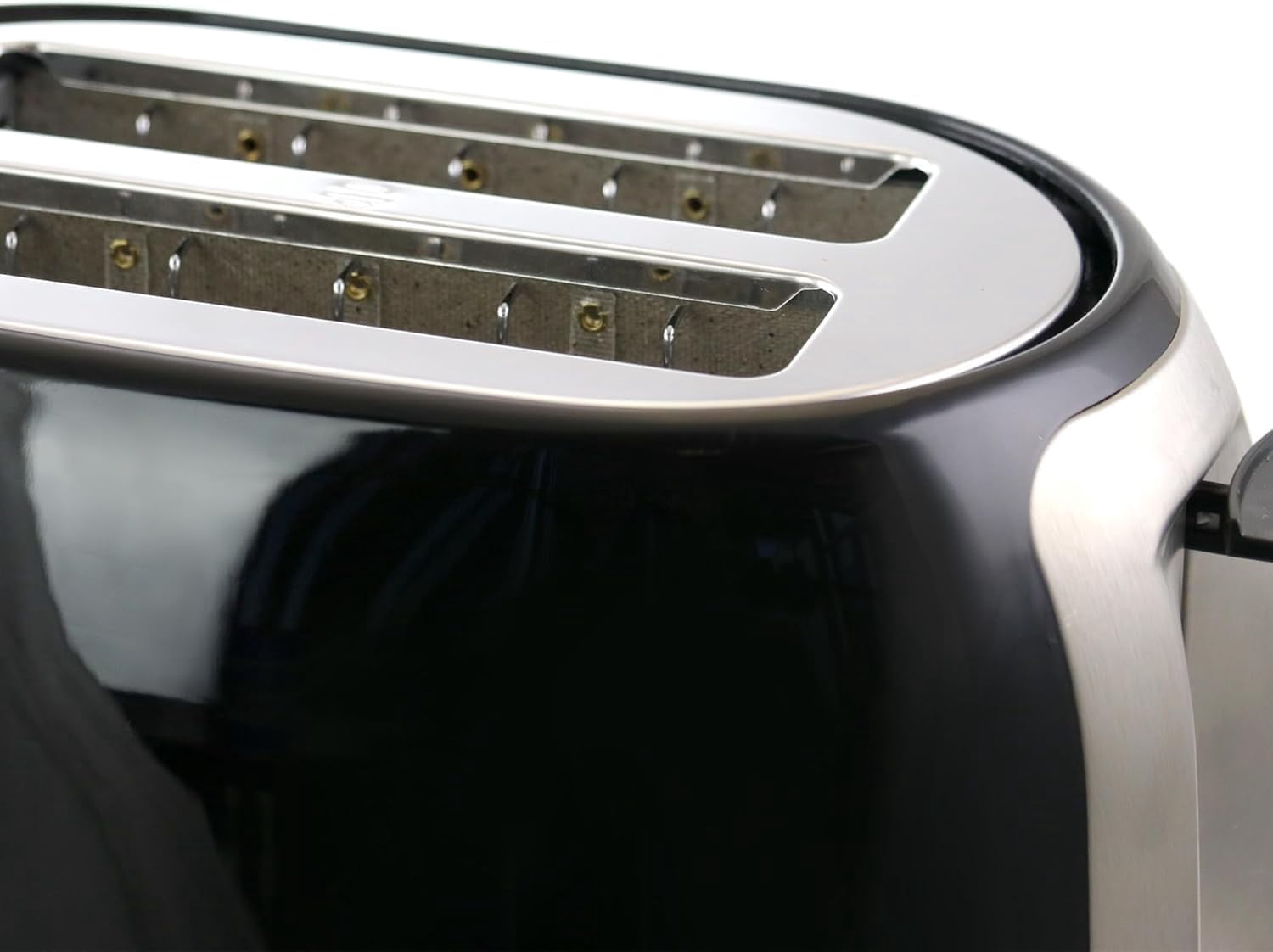 Better Chef Cool Touch Toaster, Black with Reheat, Defrost, and Adjustable Browning Control