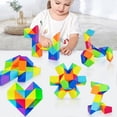 thumbnail image 4 of 72 Blocks Twist Puzzle Toys ABS Plastic Educational Twist Snake Cube for Kids Children, 4 of 4
