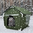 thumbnail image 1 of Maison pour Chat d'Extérieur, Maison pour Chat Résistante aux Intempéries avec Tapis et Clous de Bordure, Abri Confortable pour Chats Errants et Extérieurs, 1 of 6