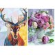 thumbnail image 1 of kit De Peinture Diamant 5d (cerf Et Fleurs, 30 X 40 Cm), 1 of 5