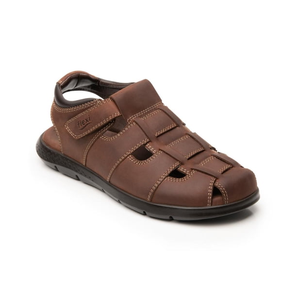 Sandalia Flexi Para Hombre Estilo 400009 Tipo Pescador marron 28.5 Flexi 00009M