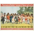 thumbnail image 2 of Anonymous 14x12 Black Ornate Wood Framed Double Matted Museum Art Print Titled: The Barnum and Bailey Greatest Show on Earth: the Largest and Most Magnificent Entertainment Institute in the, 2 of 5