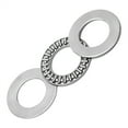 thumbnail image 3 of Happon 2 Sets Thrust Needle Roller Bearings AXK2035 Needle Roller Bearing with Washers 35mm Od Small Thrust Bearing for Automotive, Marine, Aviation, 3 of 7