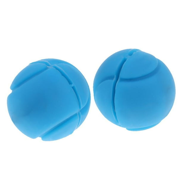 Amortiguadores de vibraciones para tenis, pelotas de silicona, cuerdas de raqueta, amortiguadores Azul