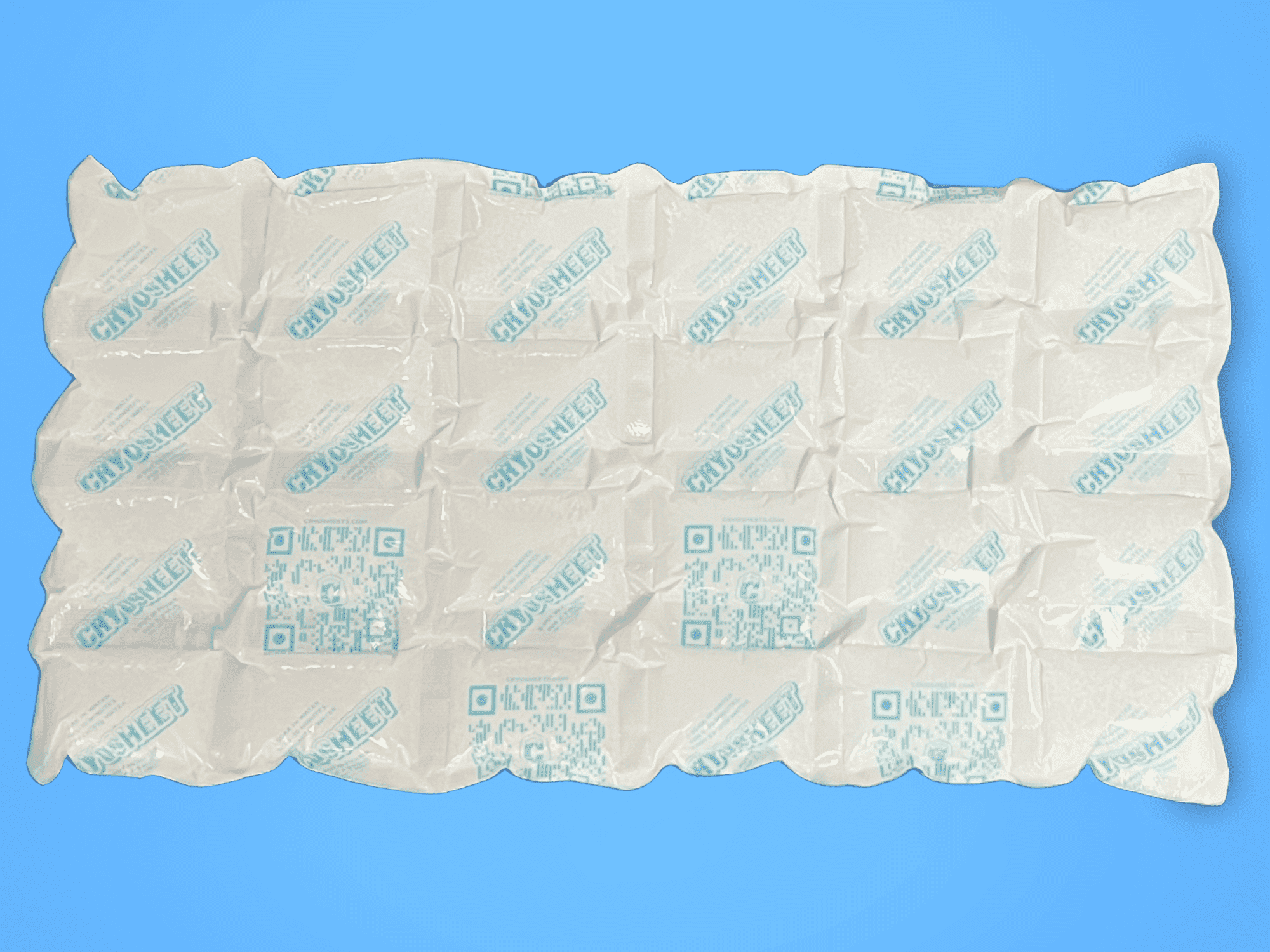 Cryosheet Reusable Dry Ice Sheet, 10-Pack 16" x 9" by Thermafreeze, just soak and freeze and cut to size