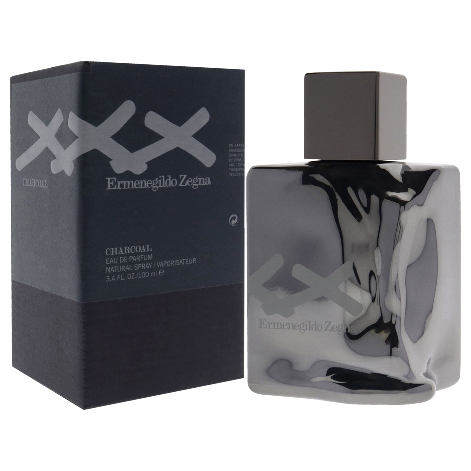 Ermenegildo Zegna XXX Charcoal , 3.4 oz EDP Spray - Walmart.com