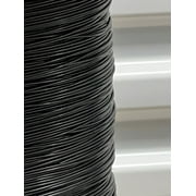 Laureola 1/8" to 3/16" PVC Coated Black Color Galvanized Cable 7x7 Strand Aircraft Cable Wire Rope(250 ft)