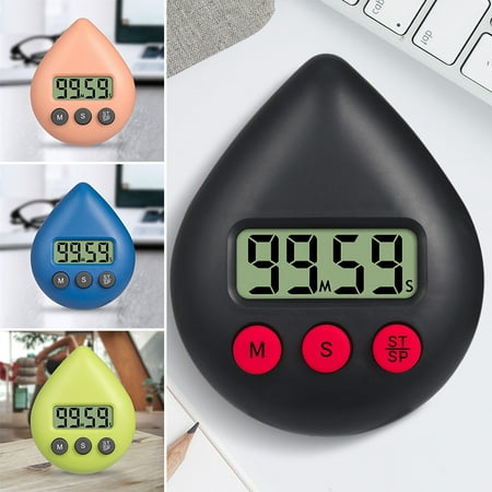 

Creatives Electronic Timer Digital Kitchen Timer Learning Management Timer for Cooking Study Yellow-green
