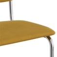 thumbnail image 5 of Pemberley Row Velvet Gold Counter Height Stool Rectangular Padded 19"W x 19.5"D x 37"H Unassembled, 5 of 5