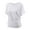 White, variant on aoksee Plus Size Tops, Women's Short Sleeve Shirts Crewneck Blouse Ruched Business Casual Basic Tunic Tops
