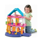 Fisher-Price My First Dollhouse with Mommy, Daddy, and Baby Figures