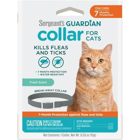 UPC: 0073091001294 | SERGEANT S GUARDIAN Flea & Tick Collar for Cats  1 Count