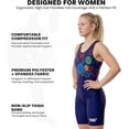 thumbnail image 2 of Exxact Sports Sublimated Women’s Wrestling Singlet - High-Cut, Full-Coverage Powerlifting Singlet Women for Competition (Paisley Flower, A2XL), 2 of 7