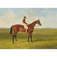 thumbnail image 3 of John Frederick Herring Snr. 14x11 Black Modern Framed Museum Art Print Titled - Mr S. Wrather's ‘Nutwith’ with J. Marson Up, Winner of the St Leger (1843), 3 of 5
