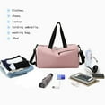 thumbnail image 6 of VALSEEL Clearance Travel Duffel Bag,Sports Tote Gym Bag,Shoulder Weeken-der Overnight Bag ,Wet & Dry Separation Fitness Bag Hand-Held One-Shoulder Yoga Exercise, 6 of 6