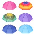 thumbnail image 4 of 5pcs Head Umbrella Anti-Rain Fishing Anti-Sun Umbrella Hat (C) Ndcxsfigh Libre de BPA, 4 of 7