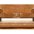 thumbnail image 3 of Pasargad Home CHAIR-0115G-1 Pasargad Home Capri Top Grain Leather Dining Chair with Armrests, 3 of 6