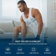 thumbnail image 6 of ANYFIT WEAR Mens Slimming Shirt Body Shaper Vest Workout Tummy Control Tank Tops Abs Abdomen Undershirts, 6 of 7