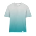 thumbnail image 5 of Taqqpue Womens Summer Tops Solid Color Short Sleeve Round Neck Basic T Shirts Loose Fit Workout Outfit Blouses, 5 of 5