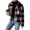 Black, variant on Cuteduck Women's Jacket Fall Winter Long Sleeve Lapel Loose Fit Double-Sided Fuzzy Fleece Casual Coat S-XL