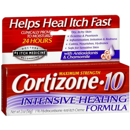 Pack de 4 - Cortizone-10 Crème Formule Intensive Healing 2 oz