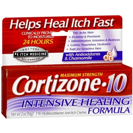 2 Pack - Cortizone-10 Creme Intensive Healing Formula 2 oz