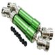 thumbnail image 1 of Bewildely RCGOFOLLOW 2 uds diseño estriado de acero junta de transmisión Universal para 1/10 Rc AXIAL SCX10 Verde, 1 of 6