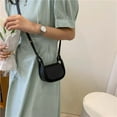 thumbnail image 1 of Small PU Leather Women Designer Crossbody Handbag Solid Mini Lipstick Shoulder, 1 of 7