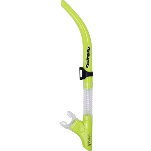 ScubaMax Tuba à AIR (Jaune Néon/transparent)