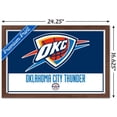 thumbnail image 3 of NBA Oklahoma City Thunder - Logo 21 Wall Poster, 14.725" x 22.375", Framed, 3 of 3