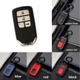 thumbnail image 3 of Funda para llave de coche de fibra de carbono con gel de sílice y ABS a la moda para Honda 2016 2017 CRV Pilot Accord Civic Fit Freed, 3 of 5