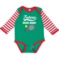 thumbnail image 3 of Inktastic Future Tennis Player Sports Boys or Girls Long Sleeve Baby Bodysuit, 3 of 5