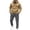 Khaki, variant on Men's Sweat Suits 2 Piece Set Relaxed Fit Casual Long Sleeve Quarter Zip Hoodie Sweatshirt Sweatpants Suit Athletic Jogging Set