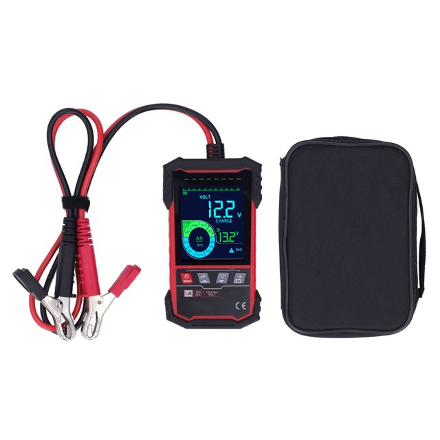 CCA Load Tester,Car Battery Tester 12V Automotive Alternator Tester Load Tester Streamlined Design