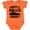 Orange, variant on Inktastic Poppy's Lil' Racing Buddy with Car Silhouette Boys or Girls Baby Bodysuit