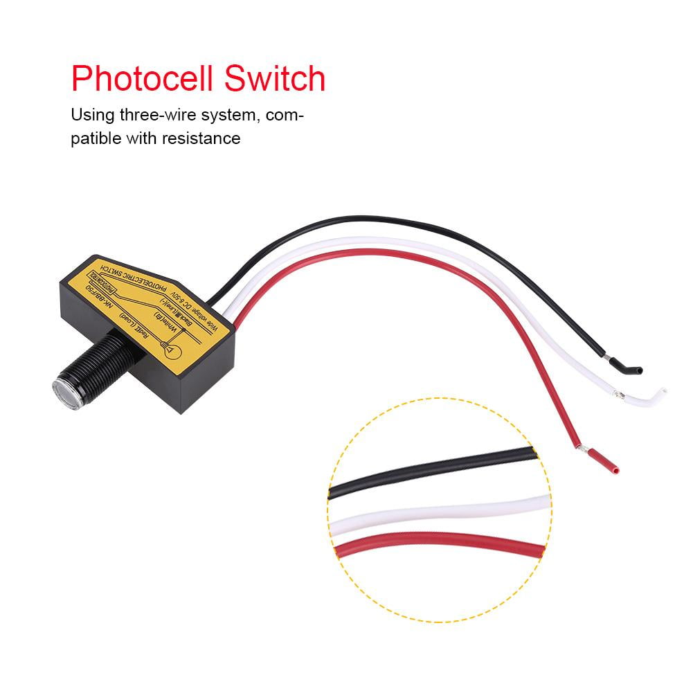 Otviap Mini Light Switching Sensor Remote Photocell Dusk