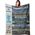 thumbnail image 1 of LHSHID to My Son Blanket Son Gifts from Mom Birthday Gifts for Son Gift for Valentines Day Christmas Graduation Fathers Day Mother to Son Gifts Throw Blankets Gifts for Adult Son 60x80in, 1 of 6