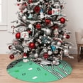 thumbnail image 5 of Rateoe BALL INSIDE THE NET GOAL Print Christmas Tree Skirt 48" for Xmas Holiday New Year Party Circle Tree Mat Ornaments Decoration, 5 of 7