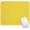 Yellow, variant on Yellow Office/Gaming Mouse Pad 10.2x8.2 Inch, Stitched Edge, Durable Portable Solid Color Mat for Desk, Non-Slip Rubber Base, Smooth Surface