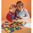 thumbnail image 5 of Learning Resources Parquetry Blocks & 20 Pattern Cards, 53 Piece Set, Ages 4+, Multicolor, 10 L x 10 W in, 5 of 5