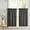 Black, variant on Cross-Stitch Diamond Pattern Pintuck Taffeta Café Tier Curtains Window Treatment Kitchen Home Décor