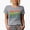 Heather Grey, variant on Bad Vibes Don't Go with My Outfit, Groovy Retro Wavy Text Merch Gift, Baby Blue T-Shirt, Small