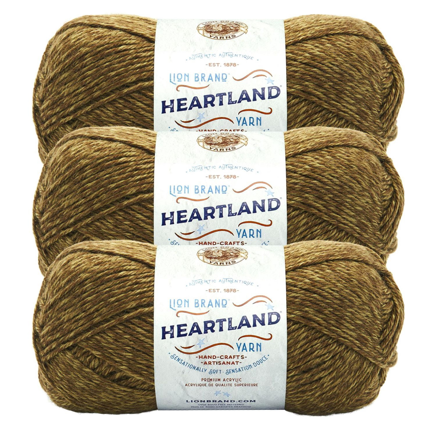 Lion Brand Yarn Heartland Yarn 3Pack - Walmart.ca