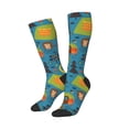 thumbnail image 2 of Bingfone Compression Socks for Women and Men Long Socks for Running Athletic Cycling Nurse-Animals In Camping, 2 of 8