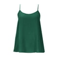 thumbnail image 4 of CheerKidz Women's Round Neck Sleeveless Solid Summer Tank Tops Casual Lightweight Tee,2025 Fashion Basic Soft Everyday T-Shirt(Green,3XL), 4 of 4